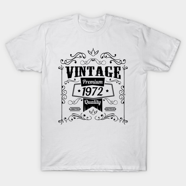 50th birthday gifts 1972 sayings T-Shirt by HBfunshirts